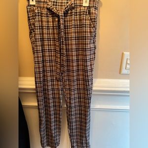 Plaid legging pants